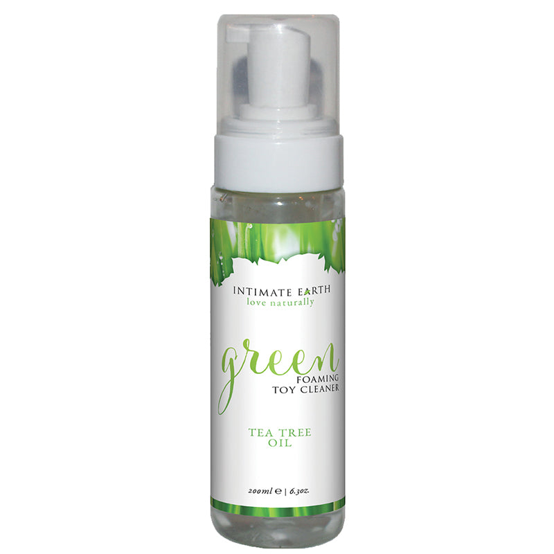 Intimate Earth Green Foaming Toy Cleaner with Tea Tree Oil – 6.3 oz