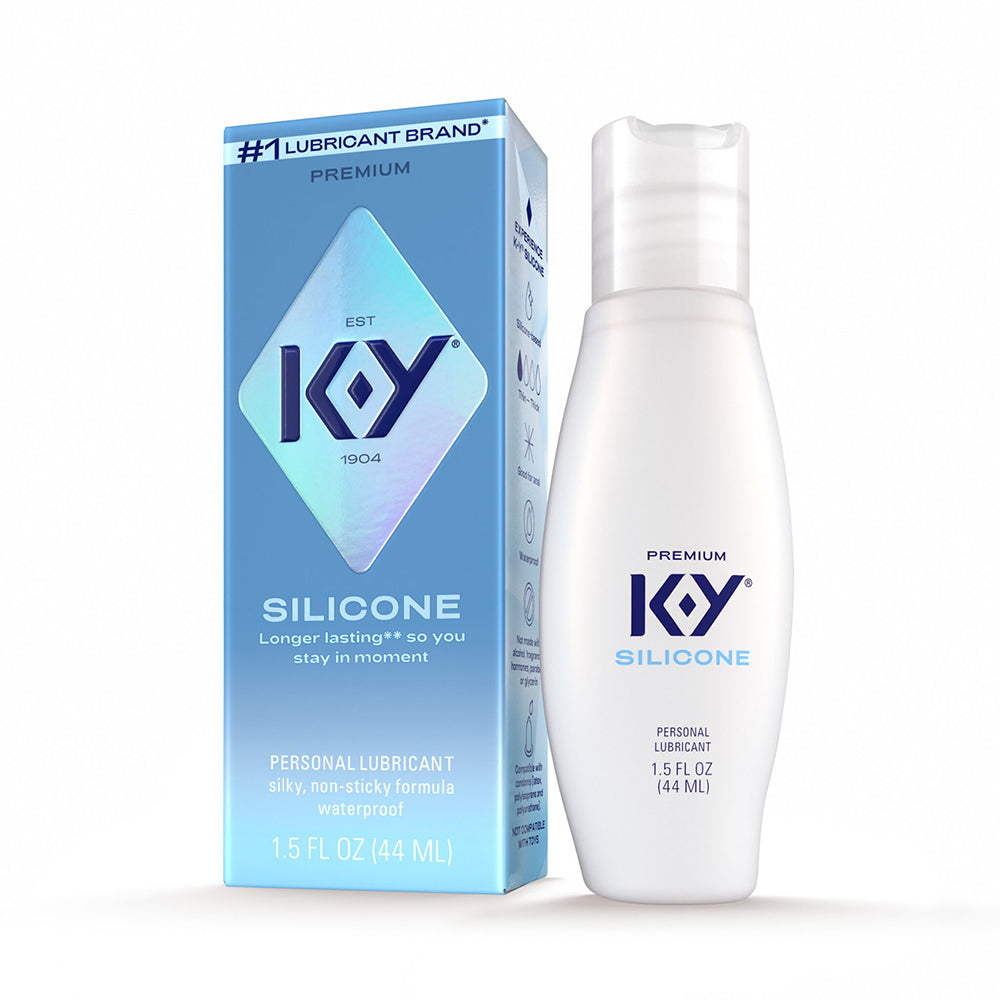 K-Y True Feel Premium Intimate Silicone Gel Lubricant 1.5oz - Clear