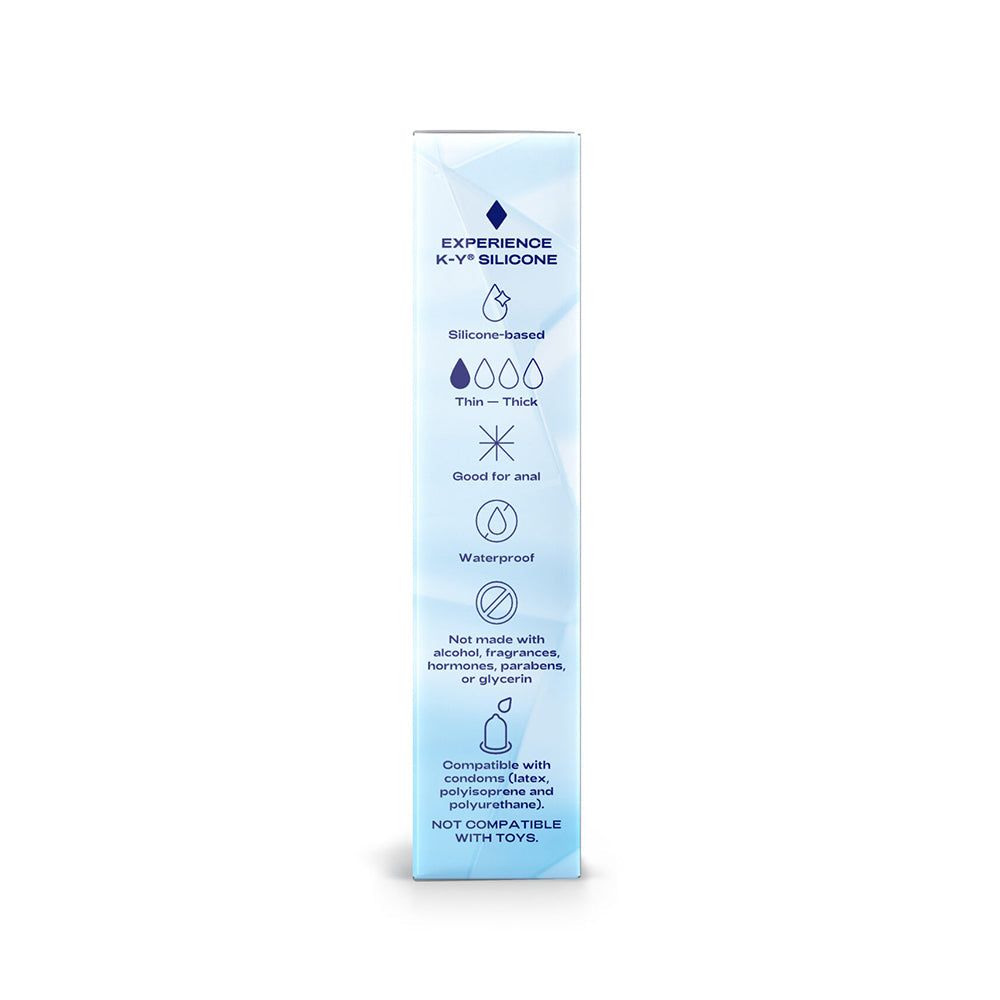 K-Y True Feel Premium Intimate Silicone Gel Lubricant 1.5oz - Clear