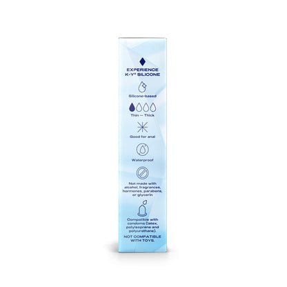 K-Y True Feel Premium Intimate Silicone Gel Lubricant 1.5oz - Clear