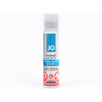 JO H2O Warming Water-Based Lubricant 1 oz – Clear – Silky Smooth Feel with Warming Sensation