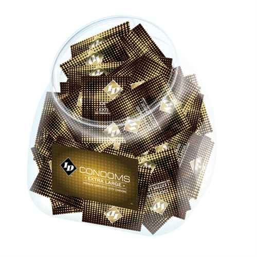 ID Extra Large Lubricated Condoms – 144 Pieces