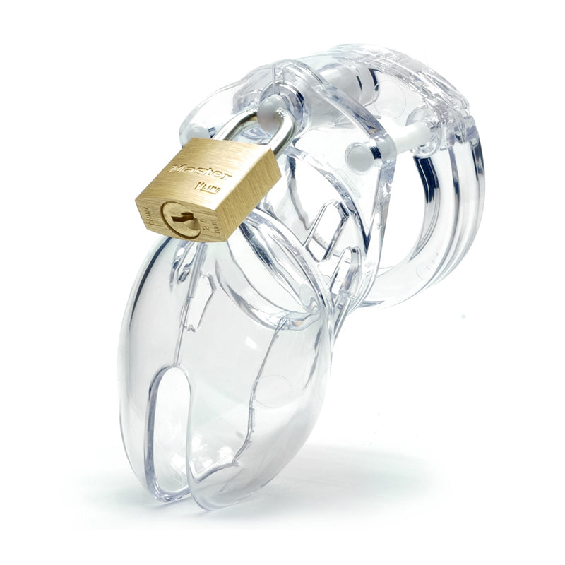 CB-X CB-6000S Clear Male Chastity Device with Ventilation and Custom Fit