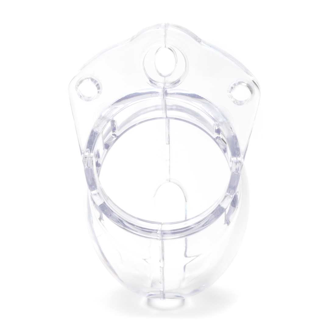 CB-X CB-6000S Clear Male Chastity Device with Ventilation and Custom Fit