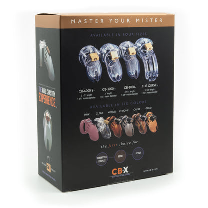 CB-X CB-6000S Clear Male Chastity Device with Ventilation and Custom Fit
