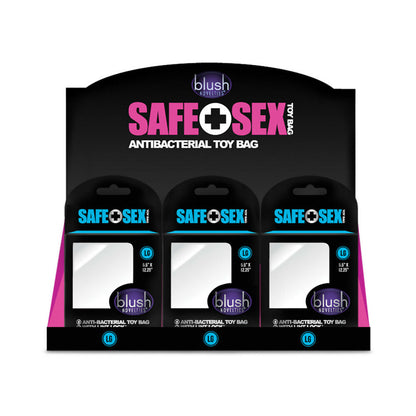 Blush Safe Sex Antibacterial Toy Bag Large – Black