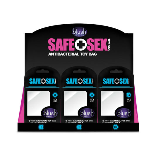 Blush Safe Sex Antibacterial Toy Bag Large – Black