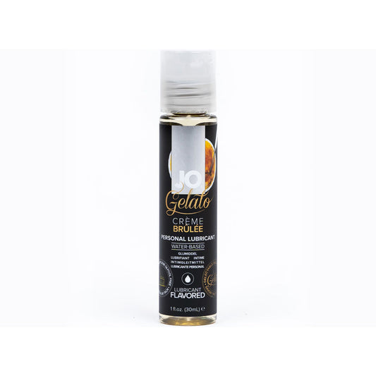 JO Gelato Creme Brulee Flavored Lubricant 1 oz - Water-Based, Clear