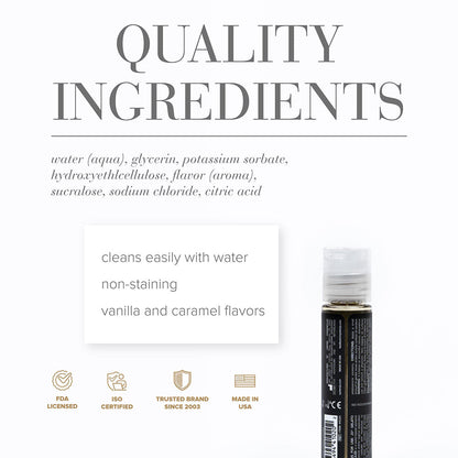 JO Gelato Creme Brulee Flavored Lubricant 1 oz - Water-Based, Clear
