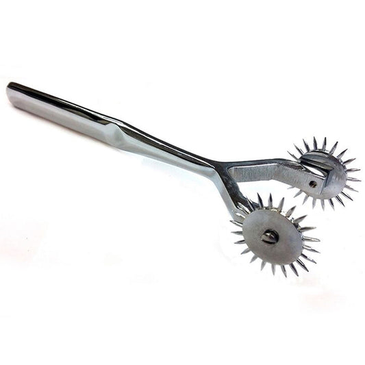 Rouge Garments Rouge 2 Prong Pinwheel - Sensory Stimulation Device - Silver
