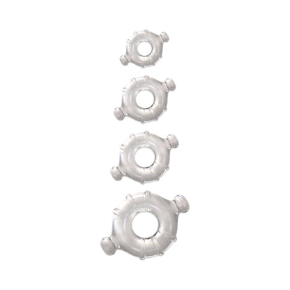 Renegade Vitality Rings 4-Pack – Clear Cock Rings