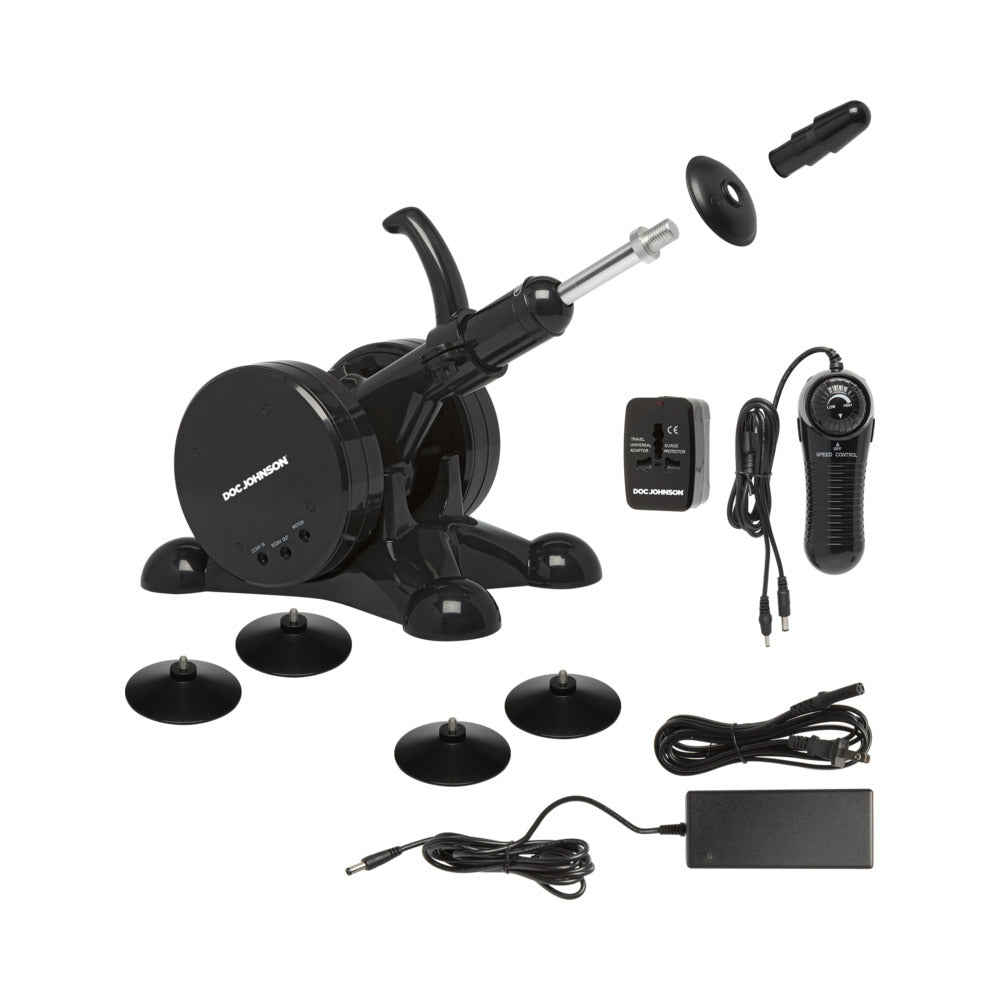Doc Johnson Vac-U-Lock Fucking Machine – Adjustable Power – Black