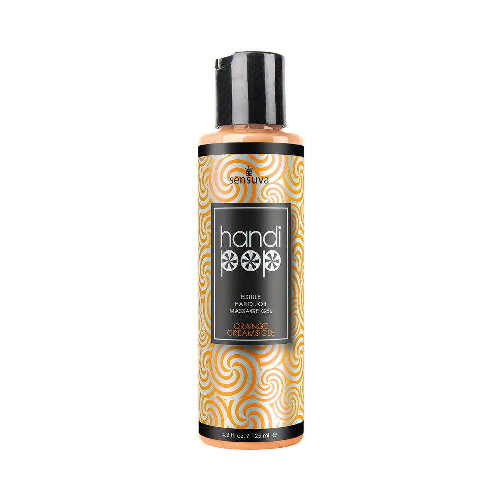 Sensuva HandiPop Edible Hand Job Massage Gel – Orange Creamsicle