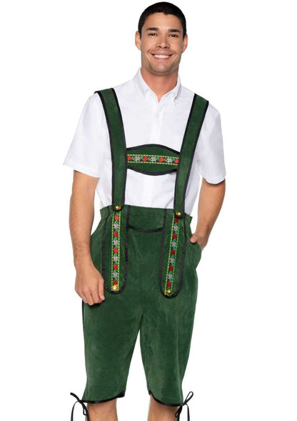 Leg Avenue Men's Beerfest Lederhosen Costume - X-Large - Green
