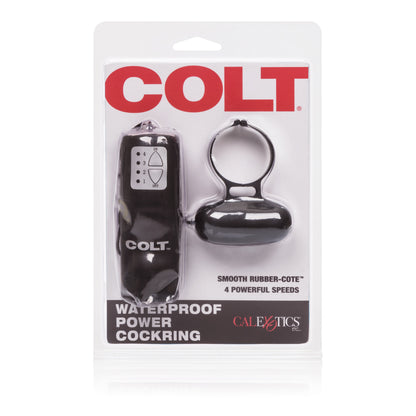 CalExotics Colt Wp Power Cockring – Multi-Speed Vibrating Ring – Black
