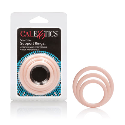 CalExotics Silicone Support Rings Set – Ivory – Erection Enhancers