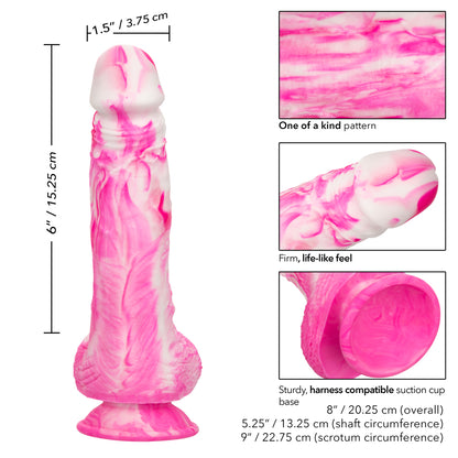 CalExotics Twisted Love Twisted Dong - Realistic Design - Pink