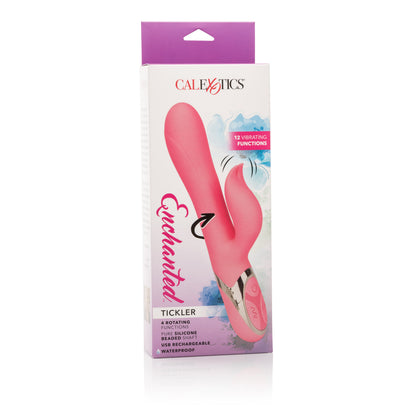 CalExotics Enchanted Tickler Multi-Function Vibrator with Rotating Beads - Pink