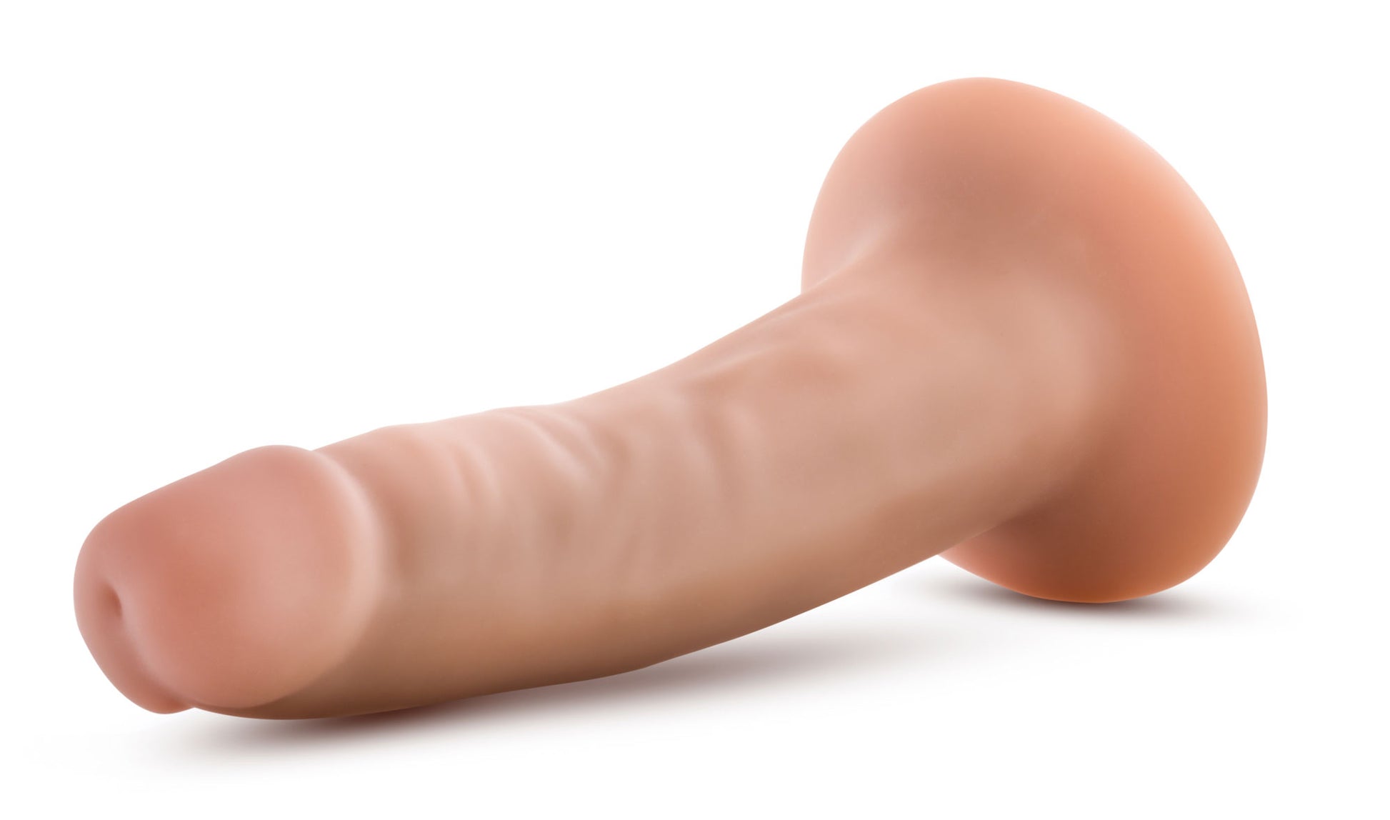 Dr. Skin Plus 5 Inch Posable Dildo - Vanilla - Realistic Design with Suction Cup Base