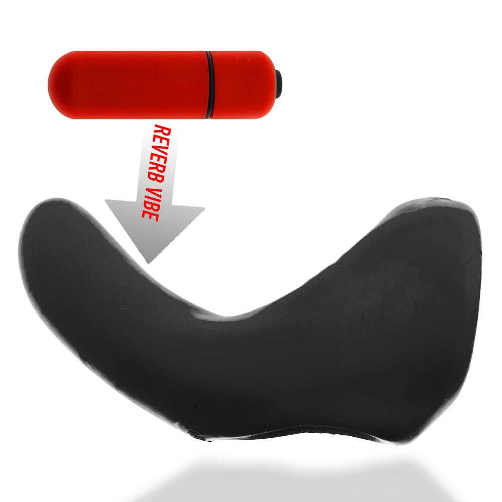 Buzzfuck Taint Vibe-Sling - Black - Vibrating Cock and Ball Sling