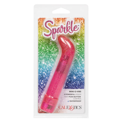CalExotics Sparkle Mini G-Vibe – Mini G Massager with 3 Vibration Speeds – Pink