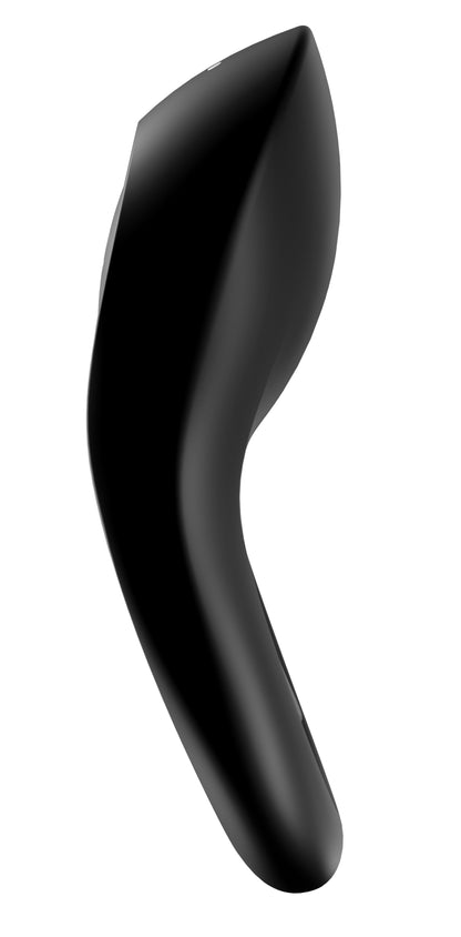 Satisfyer Legendary Duo Cock Ring with Clitoral Stimulator – Black