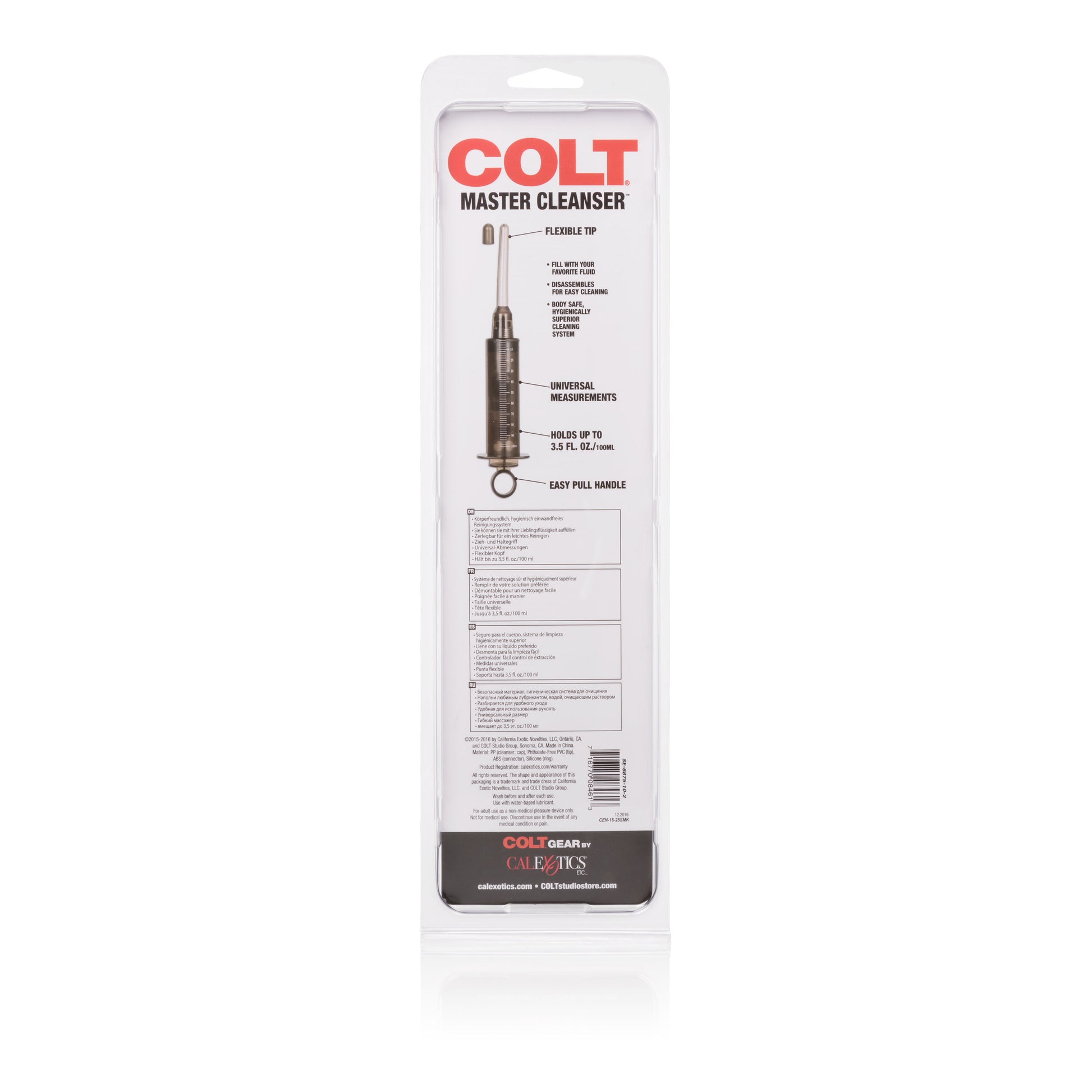 CalExotics Colt Master Cleanser Personal Hygienic Cleansing System – Clear