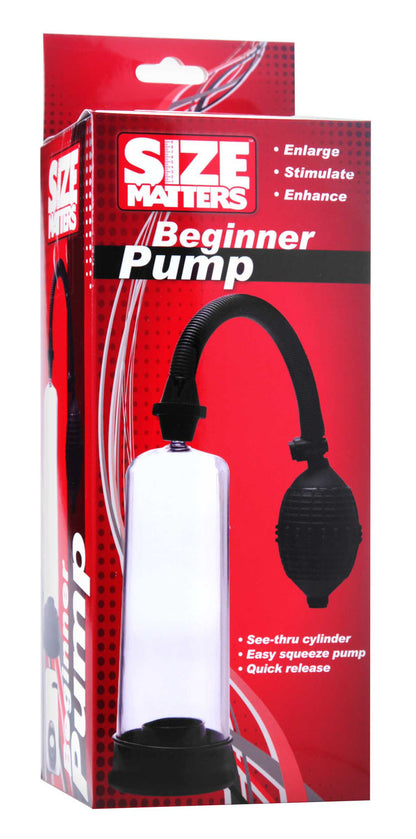 XR Brands SMP Beginner Pump – Vacuum Pump for Enhanced Size – Clear