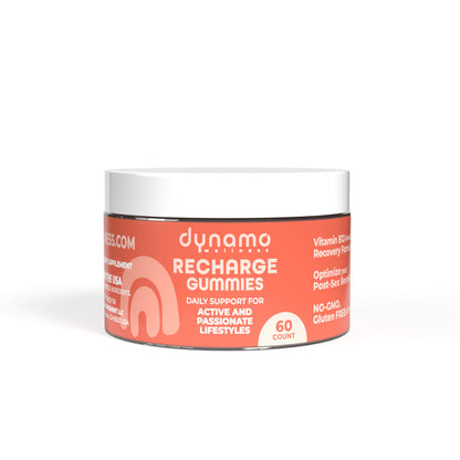 Dynamo Wellness Recharge Recovery Gummies – Vegan, Turmeric and Ginger Blend