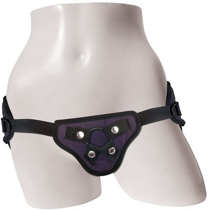 Sportsheets Lush Strap-On Harness – Purple – Adjustable with Interchangeable O-Rings