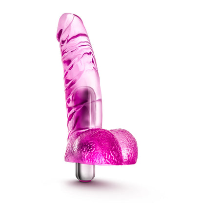 Blush Naturally Yours Vibrating Ding Dong Dildo - Pink - Multi-Function
