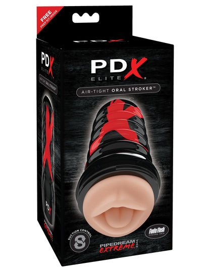 Pipedream PDX Elite Air Tight Oral Stroker – Beige