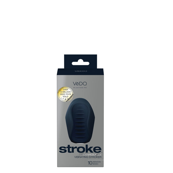 VeDO Stroke Rechargeable Vibrating Stroker – Black
