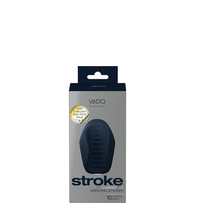 VeDO Stroke Rechargeable Vibrating Stroker – Black