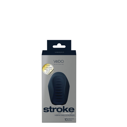 VeDO Stroke Rechargeable Vibrating Stroker – Black
