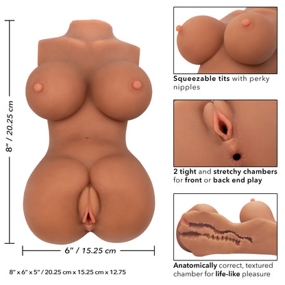CalExotics Stroke It Body Banger Full Body Stroker - Brown