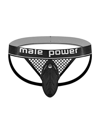 Cock Pit Net Cock Ring Jock - S/ M - Black