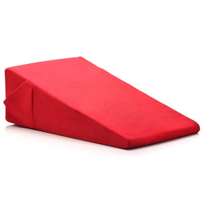 XR Brands Xl-Love Cushion Large Wedge Pillow - High-Density Foam - Red