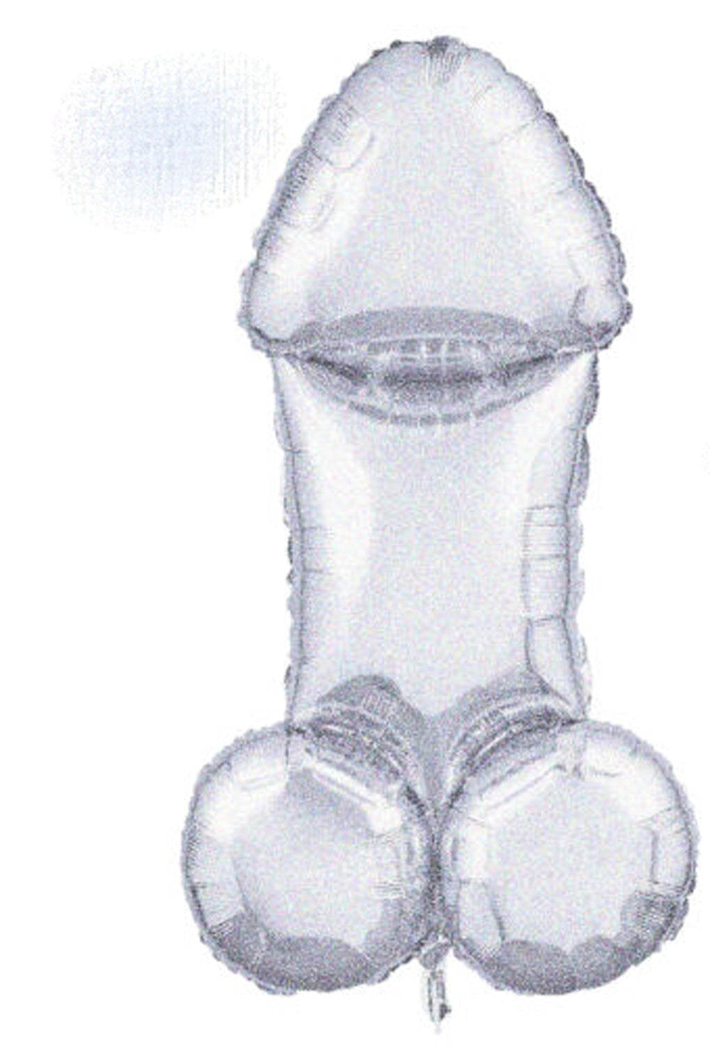Little Genie Glitterati Disco Penis Balloon – 3 Foot Mylar Decoration