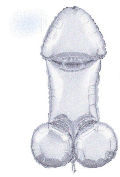 Little Genie Glitterati Disco Penis Balloon – 3 Foot Mylar Decoration