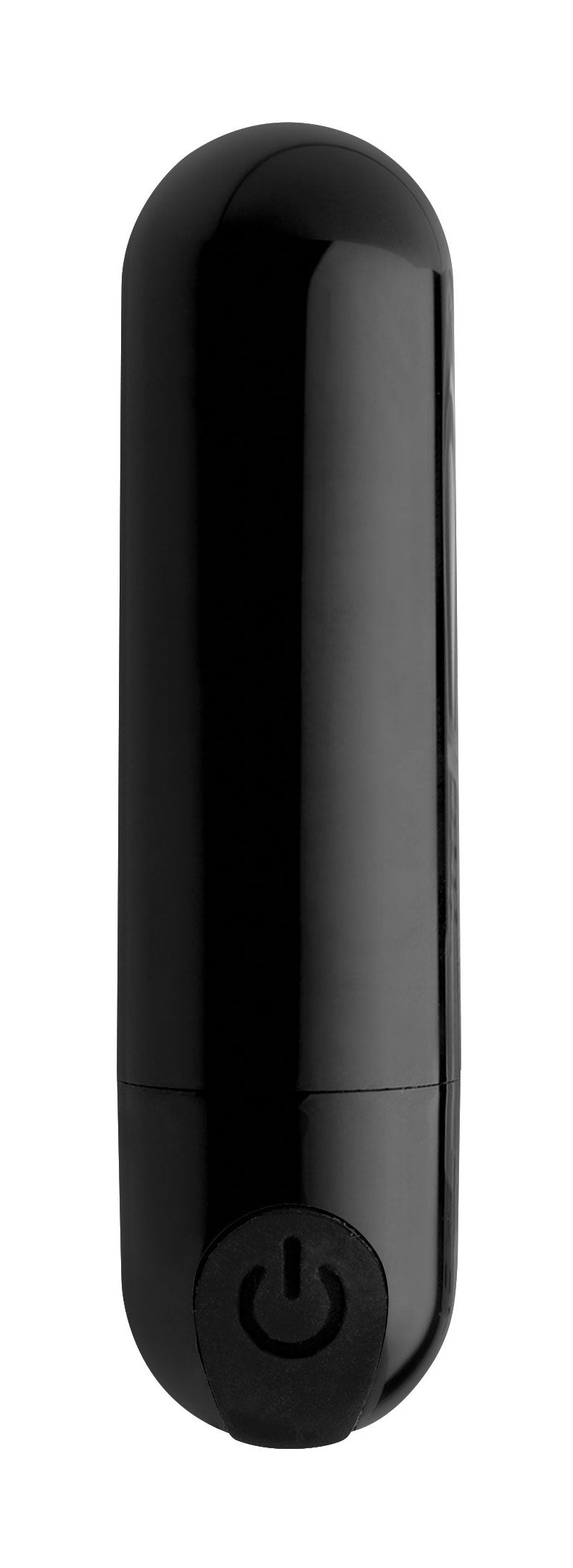 XR Brands 10x Rechargeable Vibrating Metallic Bullet – Black