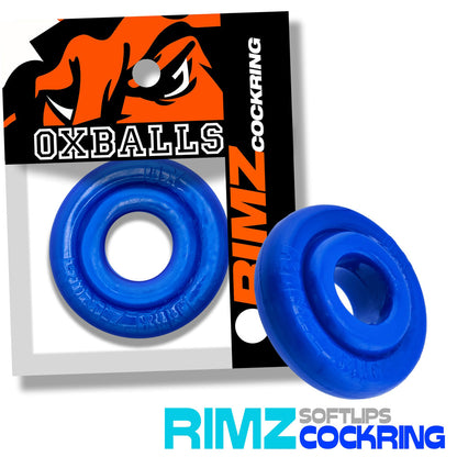 Oxballs RIMZ BIG Cockring – Blue – Larger Comfort-Fit Design