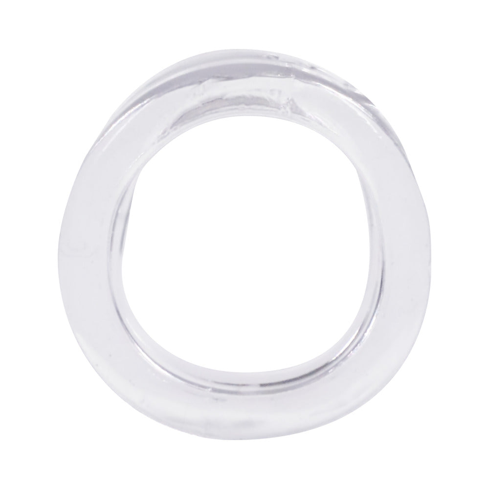 Rock Solid Clear O Ring - Stretchy Cock Ring