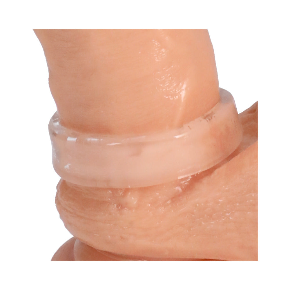 Rock Solid Clear O Ring - Stretchy Cock Ring