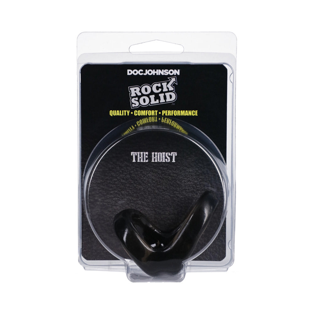 Rock Solid The Hoist Smoke – Penis and Testicle Support Device – Black
