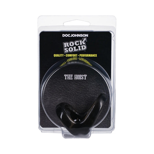 Rock Solid The Hoist Smoke – Penis and Testicle Support Device – Black