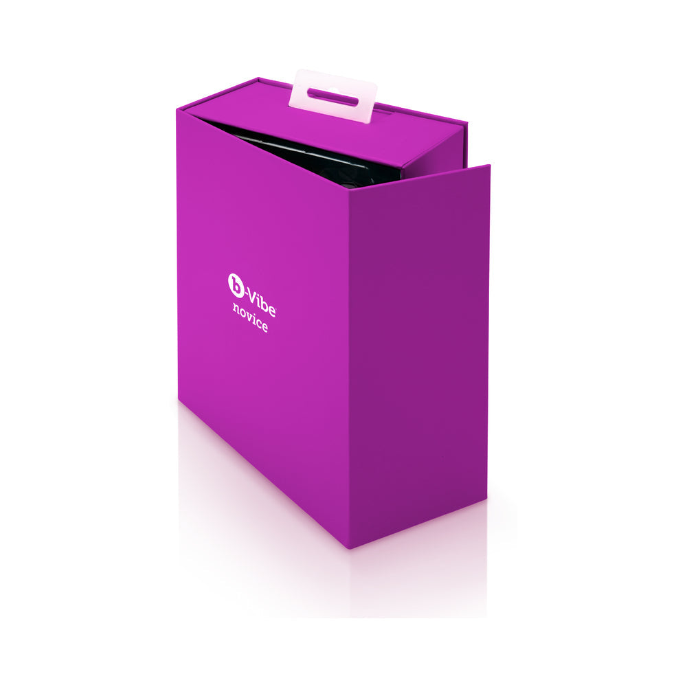 b-Vibe Novice Rechargeable Remote-Controlled Vibrating Silicone Anal Plug – Fuchsia
