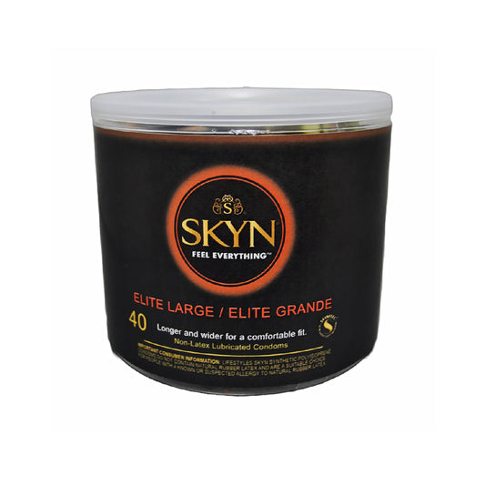 Lifestyles Skyn Large Display Bowl Condoms - Clear - 40 Count