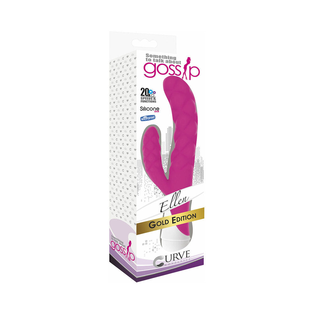 Curve Toys Gossip Ellen Dual Stimulation Vibrator – Magenta