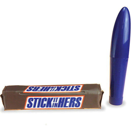 Little Genie Stick It In Hers Massager – Blue Novelty Massager